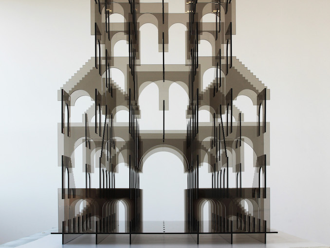 « Architecture Numérique » - Installation en acrylique