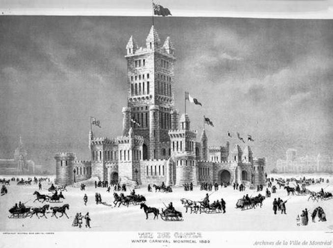 1889-The Ice Castle Winter Carnival Montreal