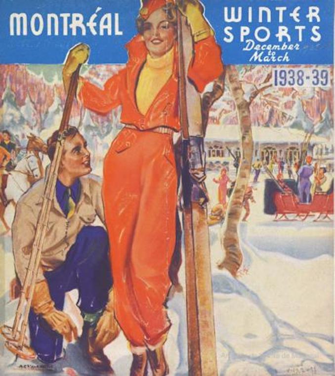 1938-1939-Montreal Winter Sports December to March the Montreal Tourist and Convention Bureau