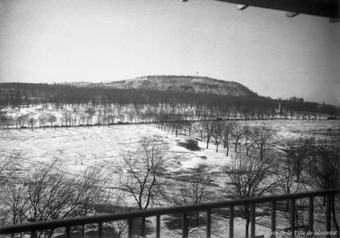 1944-Montreal Mount Royal general view from the roof of Refuge Juif