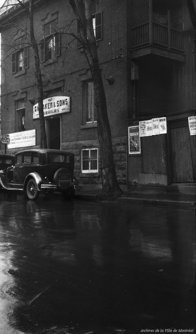 1930-Rue Mayor côté nord, au coin de la rue City Councillors