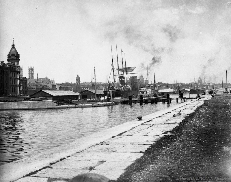 1900-Entrée du canal Lachine
