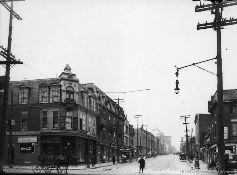 Photographies anciennes du Boulevard SaintLaurent à Montréal