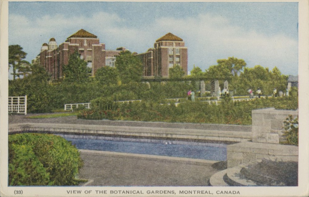 1910 - Jardins botaniques, Montréal, Canada