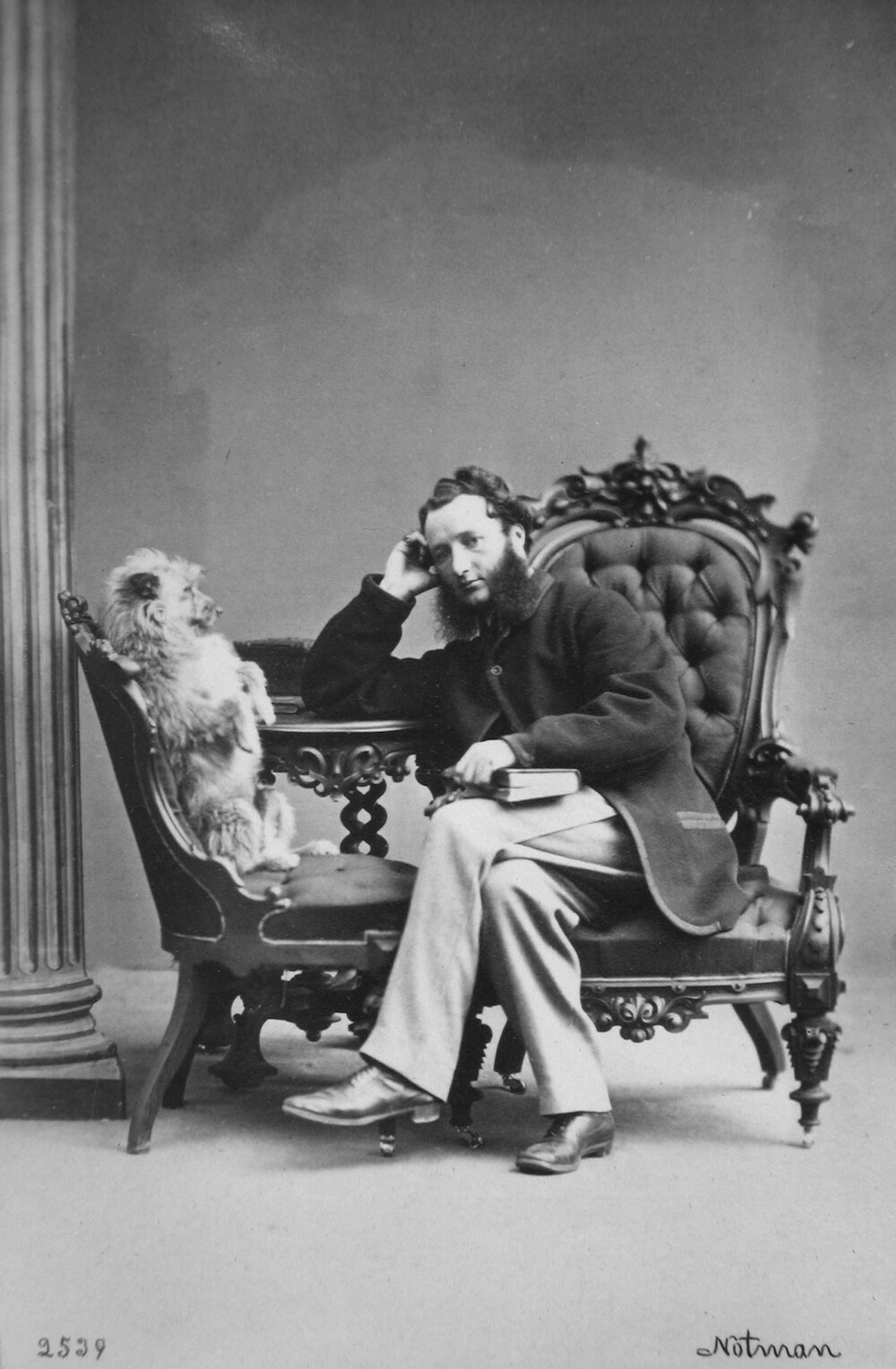 1862 - William P. Despard and dog, Montreal