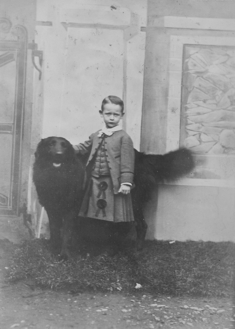 1876 - Master Holdie and dog, Montreal
