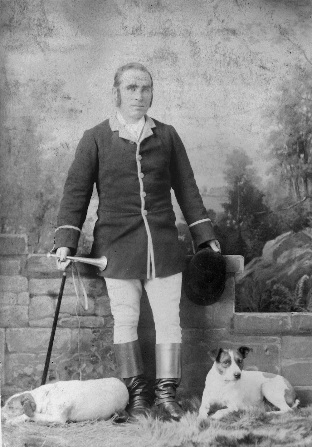 1882 - William D. Drysdale and dogs, Montreal