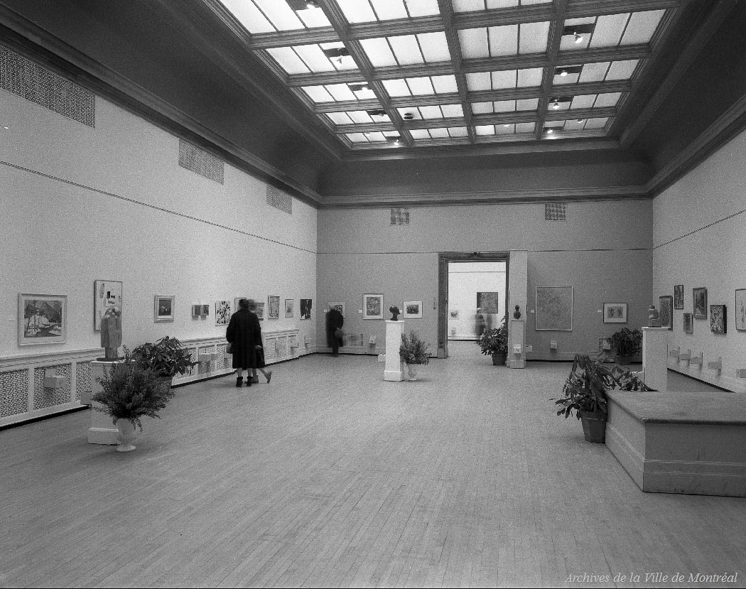 Old Photographs of the Museum of Fine Arts in Montréal (1936-1974)
