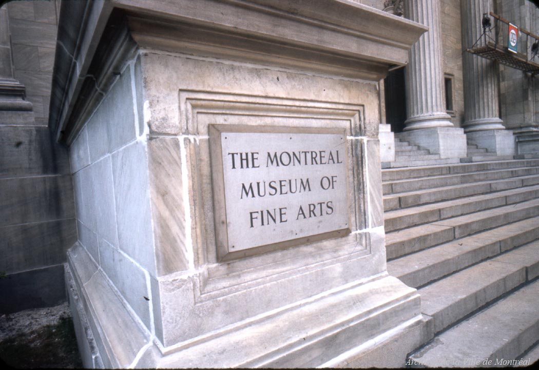 Old Photographs of the Museum of Fine Arts in Montréal (1936-1974)