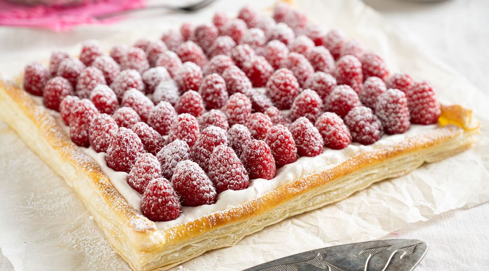 Recipe for Creamy Raspberry Tart