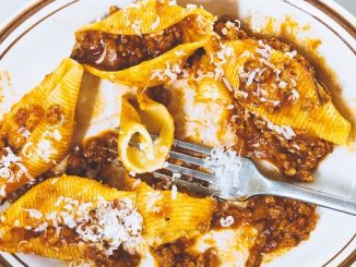 Recipe for Lamb Ragu with Conchiglioni