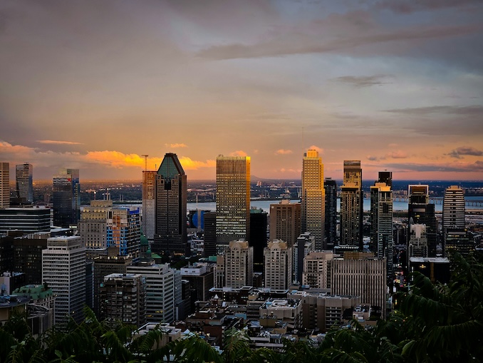 montreal skyline photo