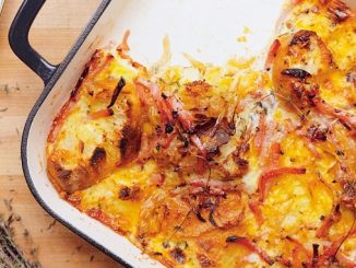 Recipe for Savoury Breakfast Bread Pudding