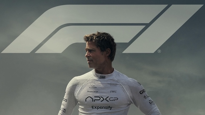F1 movie poster for Official Trailer release