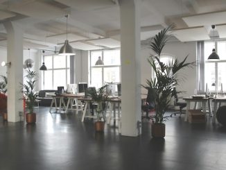 Clean office space