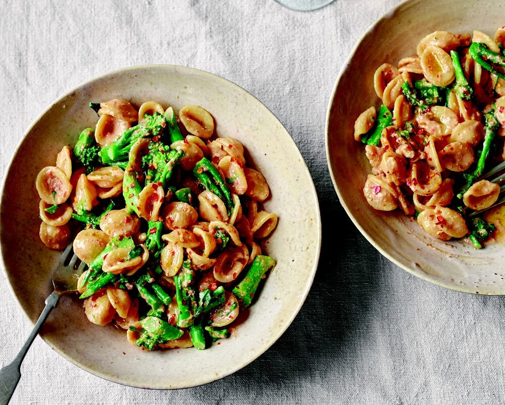 Recipe for Broccoli and Walnut Orecchiette