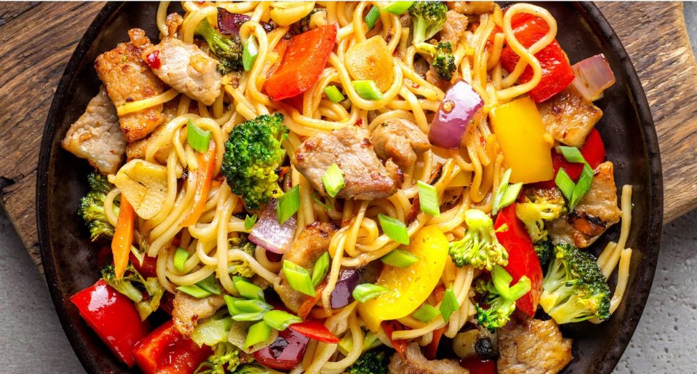 Asian Noodles in Peanut Sauce
