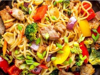 Asian Noodles in Peanut Sauce