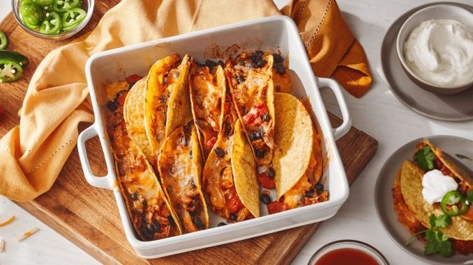 Recipe for Baked Chicken Tacos