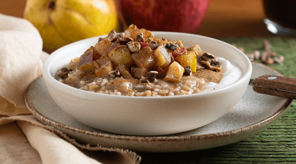 Apple and Pear Steel Cut Oats
