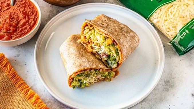 Recipe for Pizza Caesar Wrap