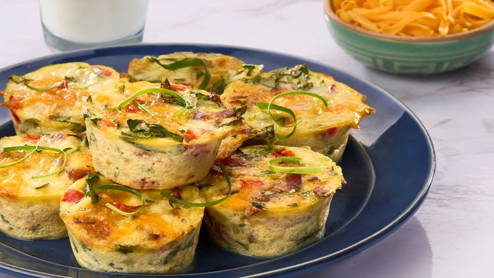 Recipe for Cheesy Bacon Egg Bites