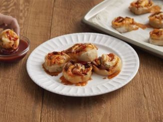 Recipe for Sausage Pizza Rolls with Barbecue Sauce