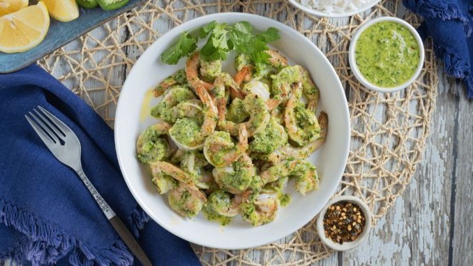 Recipe for Chimichurri Shrimp