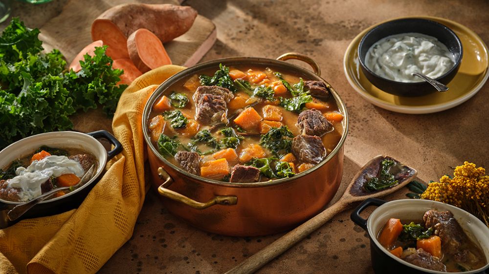 Recipe for Canadian Beef & Sweet Potato Winter Stew