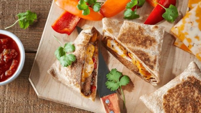 Recipe for Fajita Burger Wraps