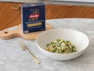 Recipe for Crab & Green Pea Barilla Orzo Pasta Salad