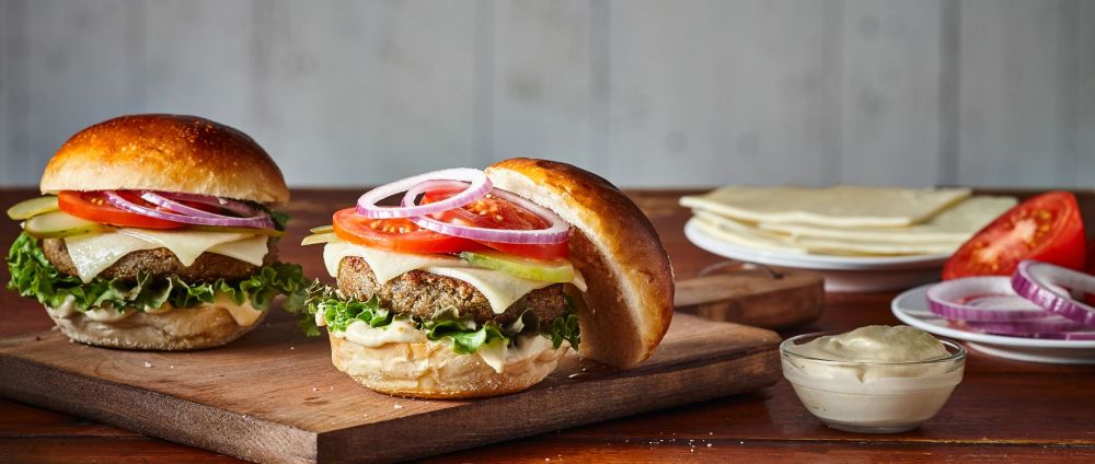 Recipe for Quinoa Burger with Havarti Cheese